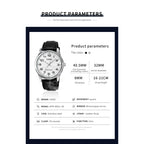 Casio Watch for Men Simple Minimalist Business Style Fashionable Design Water Resistant Quartz Movement MTP-V001