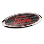 ABS Car Rear Trunk Sticker Front Hood Emblem for Ford Fusion Ranger Escape Fiesta Explorer Focus Bronco Mondeo Transit