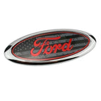 ABS Car Rear Trunk Sticker Front Hood Emblem for Ford Fusion Ranger Escape Fiesta Explorer Focus Bronco Mondeo Transit