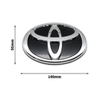 3D Car Logo Modified Car Logo Badges Front And Rear Logo Silver For Toyota Hybrid Series Prado Highlander Camry Corolla Styling
