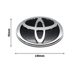 3D Car Logo Modified Car Logo Badges Front And Rear Logo Silver For Toyota Hybrid Series Prado Highlander Camry Corolla Styling