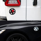 Metal 3D Skull Car Stickers Applicable to the Trunk, Car Doors, Bumpers, Rear Windshield and Fenders of Automobiles
