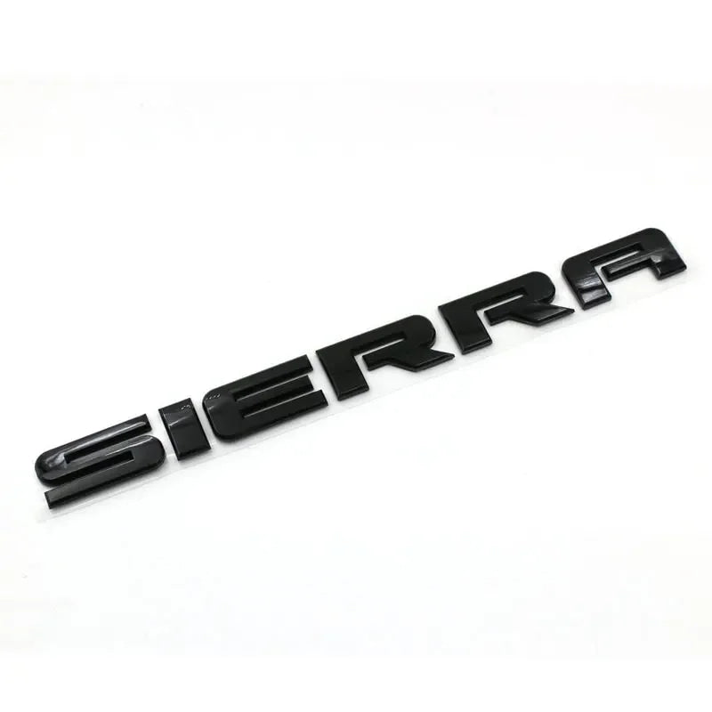 SIERRA new old letter logo car stickers for GMC sierra original rear boot label trunk modified Accessories decoration decals