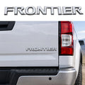 1pcs 3D FRONTIER ABS Car Rear Letter logo Rear Bumper tail door trunk car rear Emblem sticker styling Accessories For Nissan