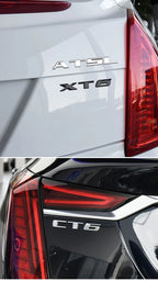 3D Car Rear Trunk Sticker Logo Letters Decals Badge For Cadillac CT4 CT5 CT6 CTS XT4 XT5 XT6 XTS ATS AWD 25T 28T 40T Accessories