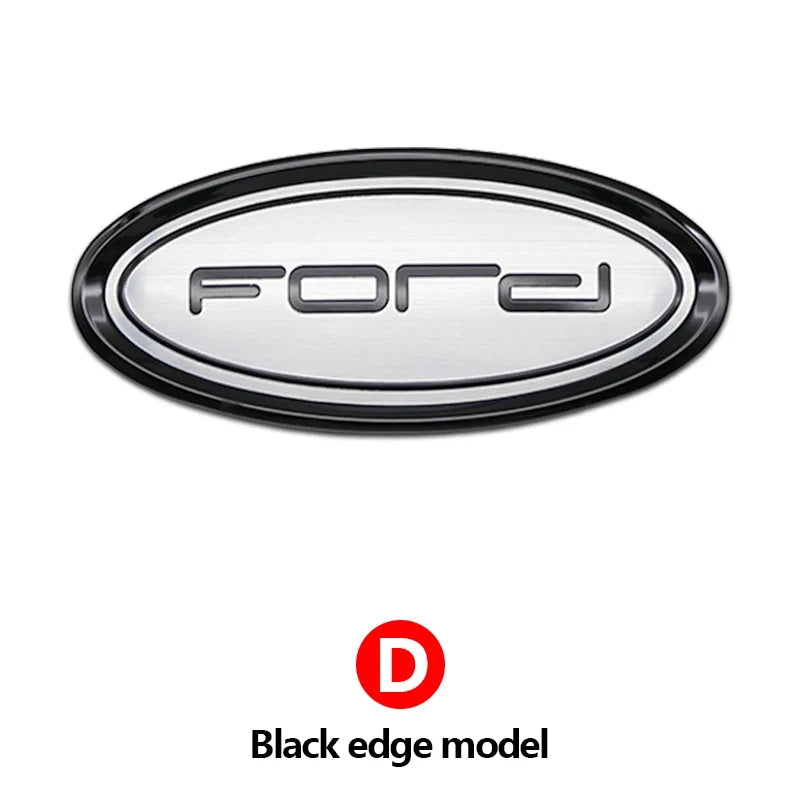 Ford Letter Badge Car Emblem Badge Sticker Front Hood ABS Rear Trunk Tailgate For Fiesta Ranger Mondeo Focus Escape Kuga Edge