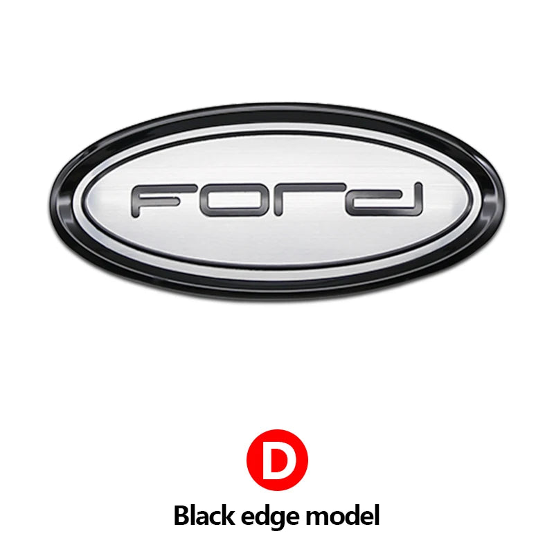 Ford Letter Badge Car Emblem Badge Sticker Front Hood ABS Rear Trunk Tailgate For Fiesta Ranger Mondeo Focus Escape Kuga Edge