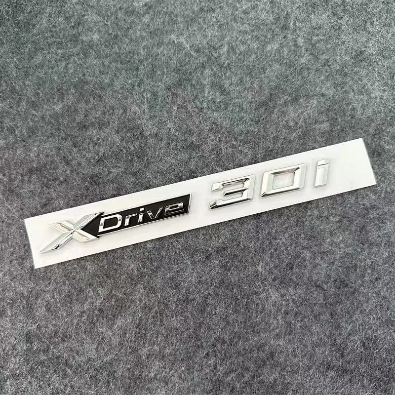 3D ABS Car Mudguard Trunk Emblem Sticker XDrive  20i 23i 25i 28i 30i 35i 40i 45i 48i 50i 55i Badge Decal Decor Fit for X3 X5