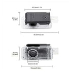 2PCS LED Car Door Welcome Logo Light Projector Lamp For Audi Sline S3 S4 S5 S6 S7 RS Quattro Q7 Q5 Q3 A4 B8 8P A3 A6 C7 A5 A6