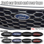 For Focus Ranger Mustang Kuga Mondeo Fiesta Explorer Transit Accessories Ford ABS 14.5cm Car Front Hood Emblem ABS Badge Cover