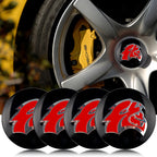 56MM Car Wheel Center Cover Sticker Hub Cap Accessories For Dodge Durango Caliber Dakota Neon SRT SXT Nitro Avenger Dart Viper