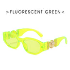 Vintage Square Luxury Small Frame Sunglasses Men Women Rectangle Brand Design Fashion Square Sun Glasses Shades Vintage Glasses
