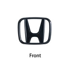 3D ABS Car Emblem Front Head Grill Hood Bonnet Emblem Rear Tail Bumper For Honda Civic 2006-2015 8th 9th 9.5th generation Civic