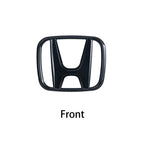 3D ABS Car Emblem Front Head Grill Hood Bonnet Emblem Rear Tail Bumper For Honda Civic 2006-2015 8th 9th 9.5th generation Civic