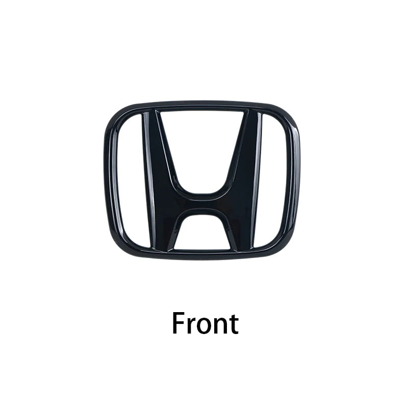 3D ABS Car Emblem Front Head Grill Hood Bonnet Emblem Rear Tail Bumper For Honda Civic 2006-2015 8th 9th 9.5th generation Civic