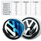 Abs - 4pcs 55mm 56mm 65mm 70mm Car Styling Wheel Center Cap Hub Covers Badge Accessories For VW Volkswagen 3B7601171 1J0601171