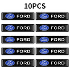 10Pcs 3D Car Styling Epoxy Emblem Badge Stickers Goods Auto Accessories For Ford Focus mk2 mk3 Fiesta Fusion Ranger Mondeo Kuga