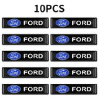 10Pcs 3D Car Styling Epoxy Emblem Badge Stickers Goods Auto Accessories For Ford Focus mk2 mk3 Fiesta Fusion Ranger Mondeo Kuga
