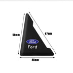 2/4PC Silicone Car Badge Door Corner Cover Bumper Crash Scratch Protector For Ford Fiesta Kuga Mustang ST Mondeo Explorer Escape
