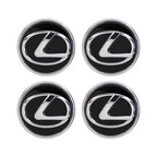 4Pcs Lexus F SPORT Car Wheel Center Hub Caps Cover Accessories for Plug-in Hybrid ES UX 300e GS GX IS LS CT NX RX 350h 450h