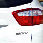 Zinc Alloy For SRV Letter Logo RAV4 Prius Hilux Pick-Up Vigo Revo Prado C-HR Car Trunk 3D Metal Emblem Rear Body Badge Sticker