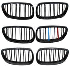 Pair Gloss Matt Carbon Black 3 Color Front Kidney Grille For BMW E92 E93 M3 2006-2009 Racing Grills