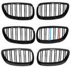 Pair Gloss Matt Carbon Black 3 Color Front Kidney Grille For BMW E92 E93 M3 2006-2009 Racing Grills