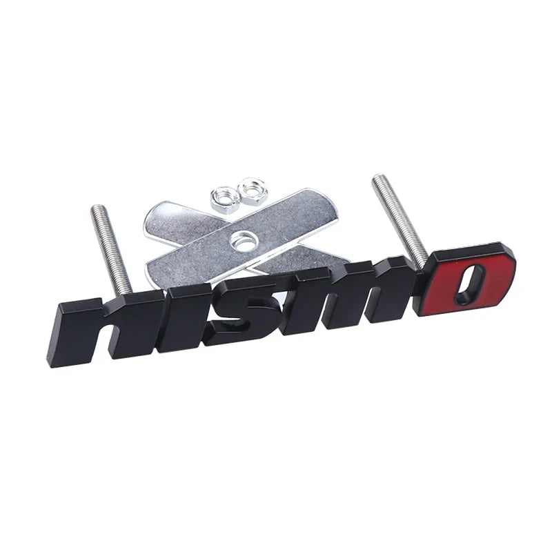 Car Front Grille Badge Decoration Trims Grill Sticker Auto Exterior Parts For Nissan Nismo Leaf X-trail Qashqai Note Juke Sentra