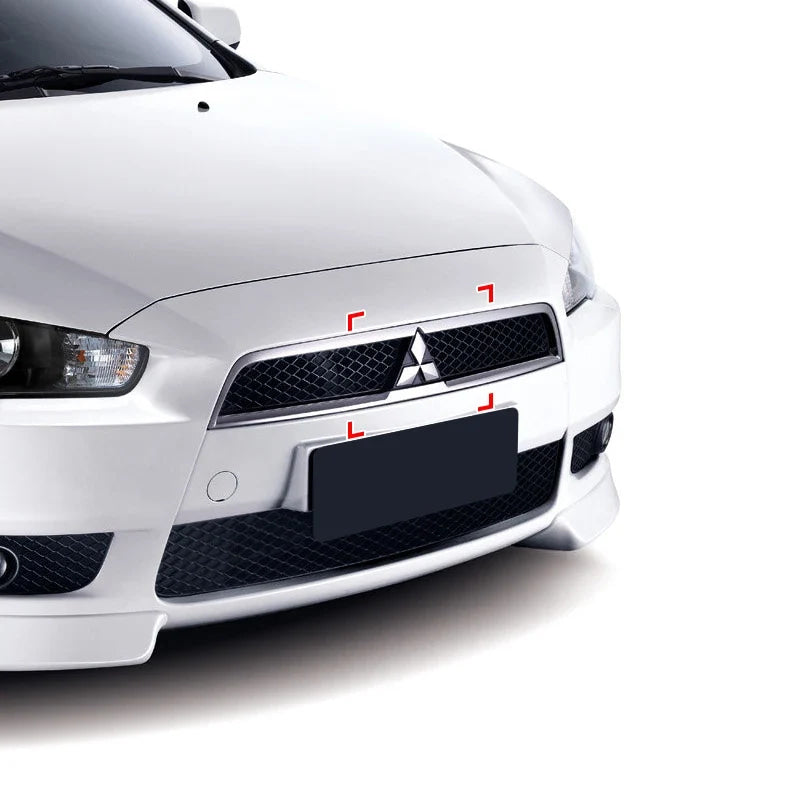 Car Logo Front Bonnet Hood Rear Tail Trunk Emblem Auto Accessories For Mitsubishi ralliart Lancer 9 10 ASX Outlander Pajero L200