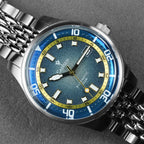 CADISEN Automatic Mechanical Watch Man Silver Business Casual Waterproof Watch Japan MIYOTA 8215 Movement Luminous Men's Watch