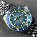 CADISEN Automatic Mechanical Watch Man Silver Business Casual Waterproof Watch Japan MIYOTA 8215 Movement Domed Glass Mens Watch