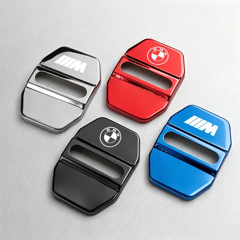 4Pcs Stainless Steel Door Lock Protector Cap Cover For BMW X1 X2 X3 X4 X5 X6 X7 F07 F10 F20 F30 F34 F40 G11 G12 G20 G30 G32