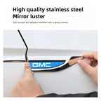 2pcs Car Blade Shape Side Fender Logo Badge Emblem Sticker For GMC Terrain Sierra ornament 1500 Yukon Acadia Savana