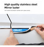 2pcs Car Blade Shape Side Fender Logo Badge Emblem Sticker For GMC Terrain Sierra ornament 1500 Yukon Acadia Savana