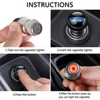 Car  Interior Portable Cigarette Lighter Power Adapter Accessories For Ford Ranger Mustang Kuga Mondeo Fiesta Explorer ETransit