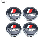 4pcs 60mm Car Tyre Wheel Center Hub Cap Badge For Toyota C-hr Prado Rav4 Yaris Hilux Prius Avensis Corolla Camry Accessories