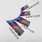 Car Styling Emblem Metal Alloy Car Fender Trunk Badge Stickers For BMW M E46 E90 E60 F30 E39 F20 G30 X1 X3 G01 G02 X5 F16 M3 M4