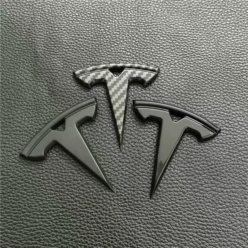 ABS Car Steering Wheel Emblem Sticker Accessories For Tesla SpaceX Model 3 Highland 2023 Model S Model X Model Y Model Y-Eur Roa