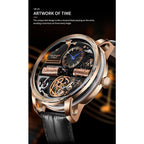 PINDU Watch New TOP Men Mechanical Watch Godfather Fashionable Classic Series 45.5MM Wristwatches Men M2791B