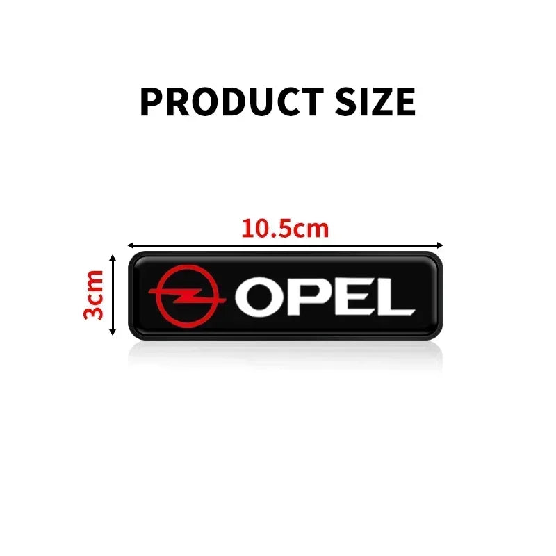 Car Mid-net Lamp Badge Emblem Decoration Styling Car Accessories For Opel Astra Insignia Mokka Zafira Corsa Vectra Antara Meriva