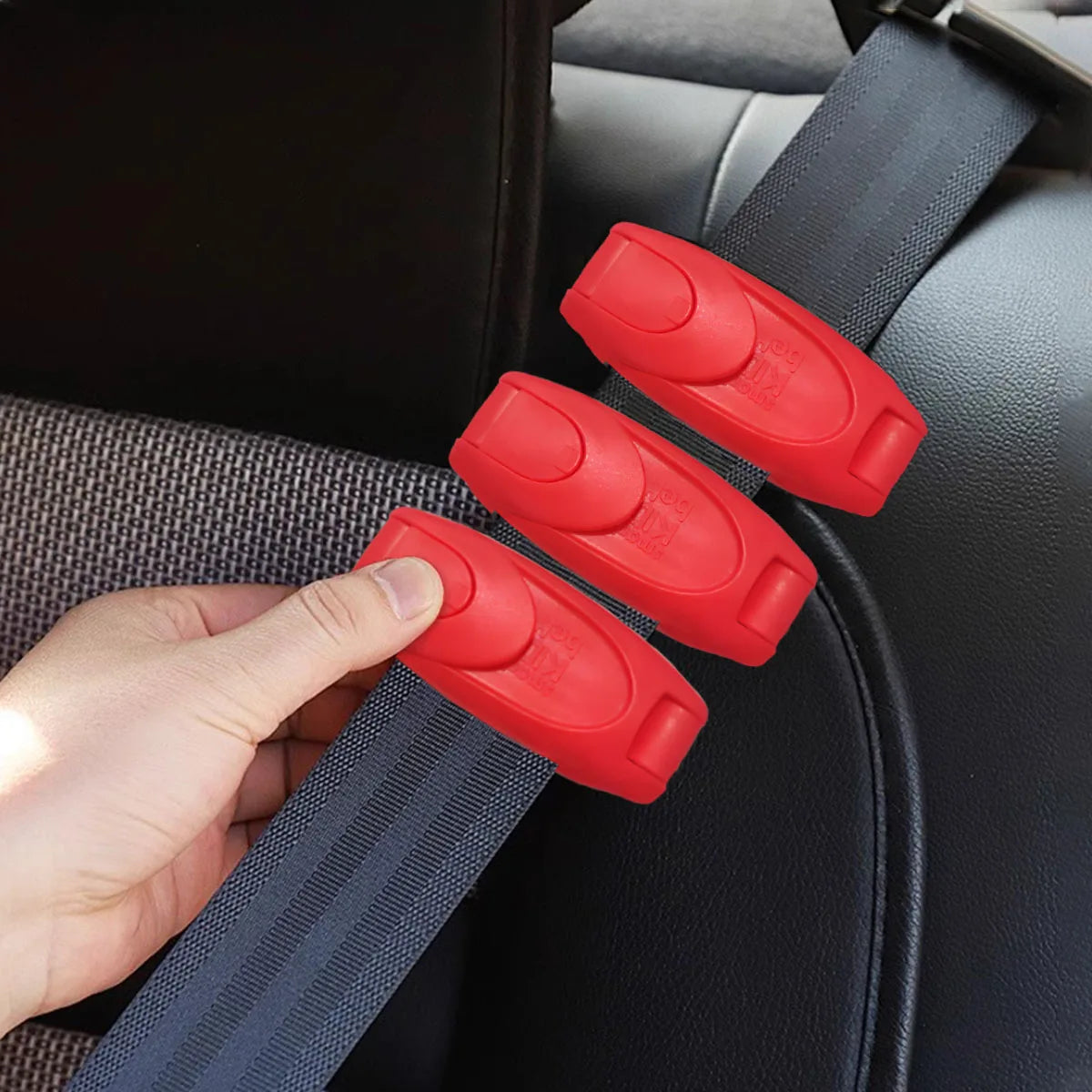 1/4pcs Car Seat Belt Buckle Clip Seatbelt Stopper Adjuster Clip To Relax Shoulder Neck Car Strap Clips Car Accessories