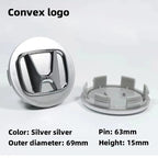 4Pcs 58mm Anti Dust Car Wheel Hub Center Caps for Honda Civic CRV Accord Fit Jazz HRV Vezel City Odyssey Stepwg Rim Badge Covers
