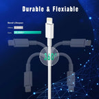 LAIHONEN UsB C to Lightning  1 Pack UsB C Lightning 1m 2m 3m C to L Cable Fast Charging forMacBook Pro for iPhone 14 Pro Ma