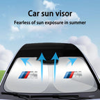 Thicken Strong UV Resistance Car Sun Visor Sunshade Front Glass Sunscreen For BMW M M3 M5 X1 X3 X5 X6 E46 E39 E36 E60 Accessory
