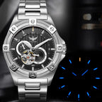 Yelang V1024 Men Brand Watches 44mm Japan miyota 82S7 Automatic Mechanical movement Luminous Men 100m Waterproof Watch business