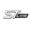 3D Metal ST Line Front Grille Emblem Badge Car Head Trunk Stickers For Ford Focus Mondeo Fiesta Explorer Styling Accessories
