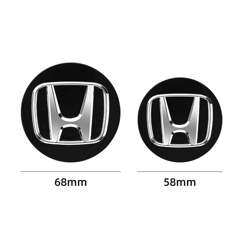 ABS Wheel Center Cap Wheels Tyre Car Wheel Center Cap Set Vehicles Cover For Honda Civic Fit Jazz Accord Pilot CRV Odyssey