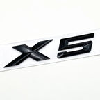 For BMW X 5 E70 ‎E53 ‎F15 X5 Letter Trunk Emblem Rear Badge Decal Sticker Black Brand New And High Quality