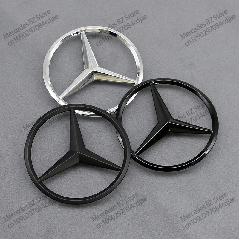 3D ABS Rear Star Logo Car Trunk Emblem For Mercedes Benz AMG W203 W204 W205 W212 W213 X253 X156 W166 W167 W176 W177 W223 W117