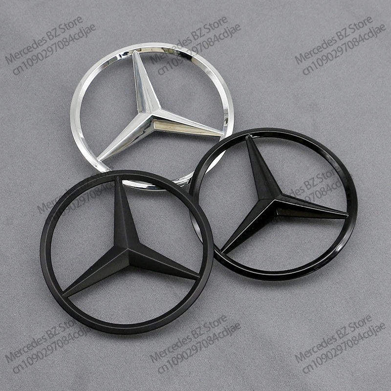 3D ABS Rear Star Logo Car Trunk Emblem For Mercedes Benz AMG W203 W204 W205 W212 W213 X253 X156 W166 W167 W176 W177 W223 W117